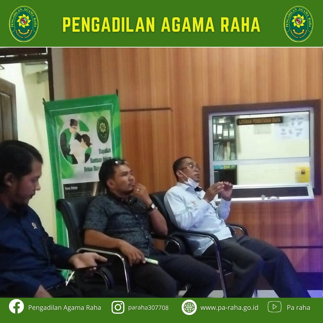 Pengadilan Agama Raha on Instagram Rabu 09 06 2021 Agar para pencari keadilan mendapatkan layanan prima Ketua Pengadilan Agama Raha Bapak Subiyanto Nugroho S.H.I. CP5QPUPn8UQ 1JPG
